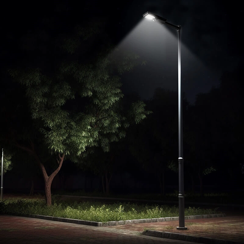 人体感应高亮太阳能路灯